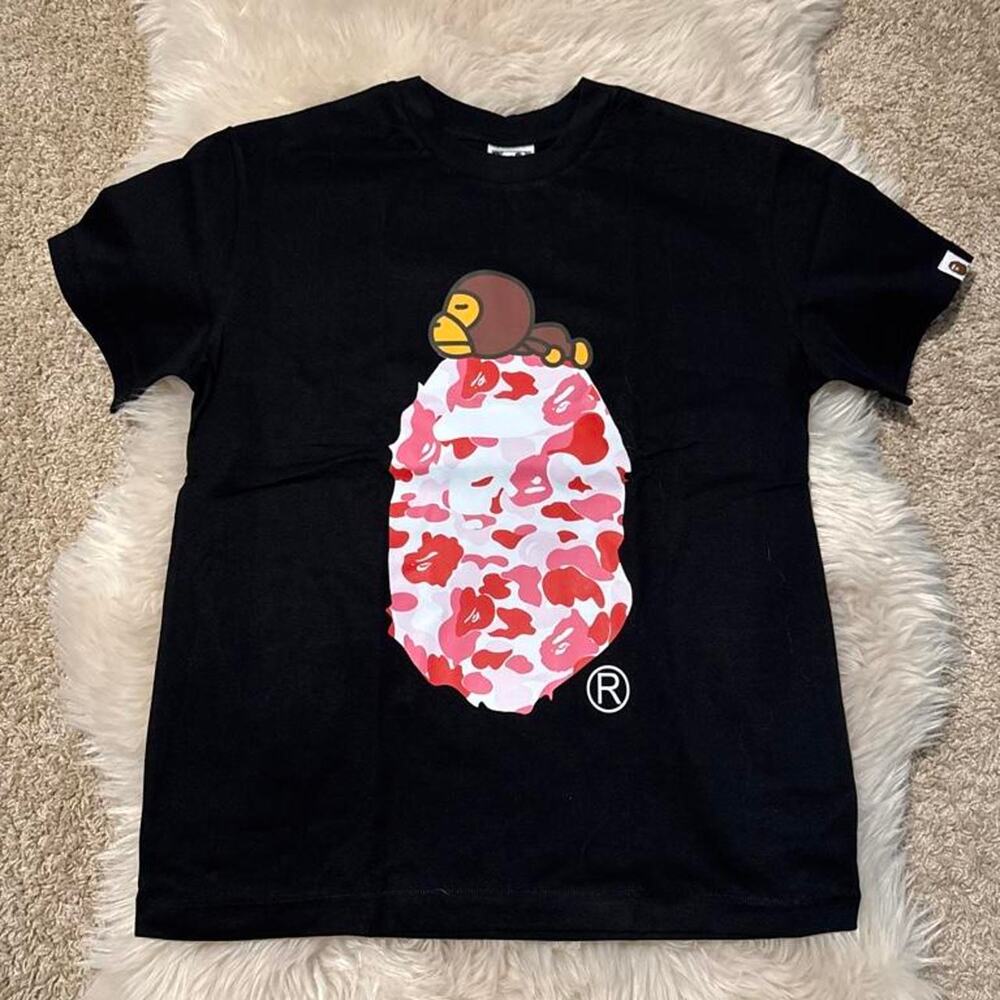 Bape red camo with baby